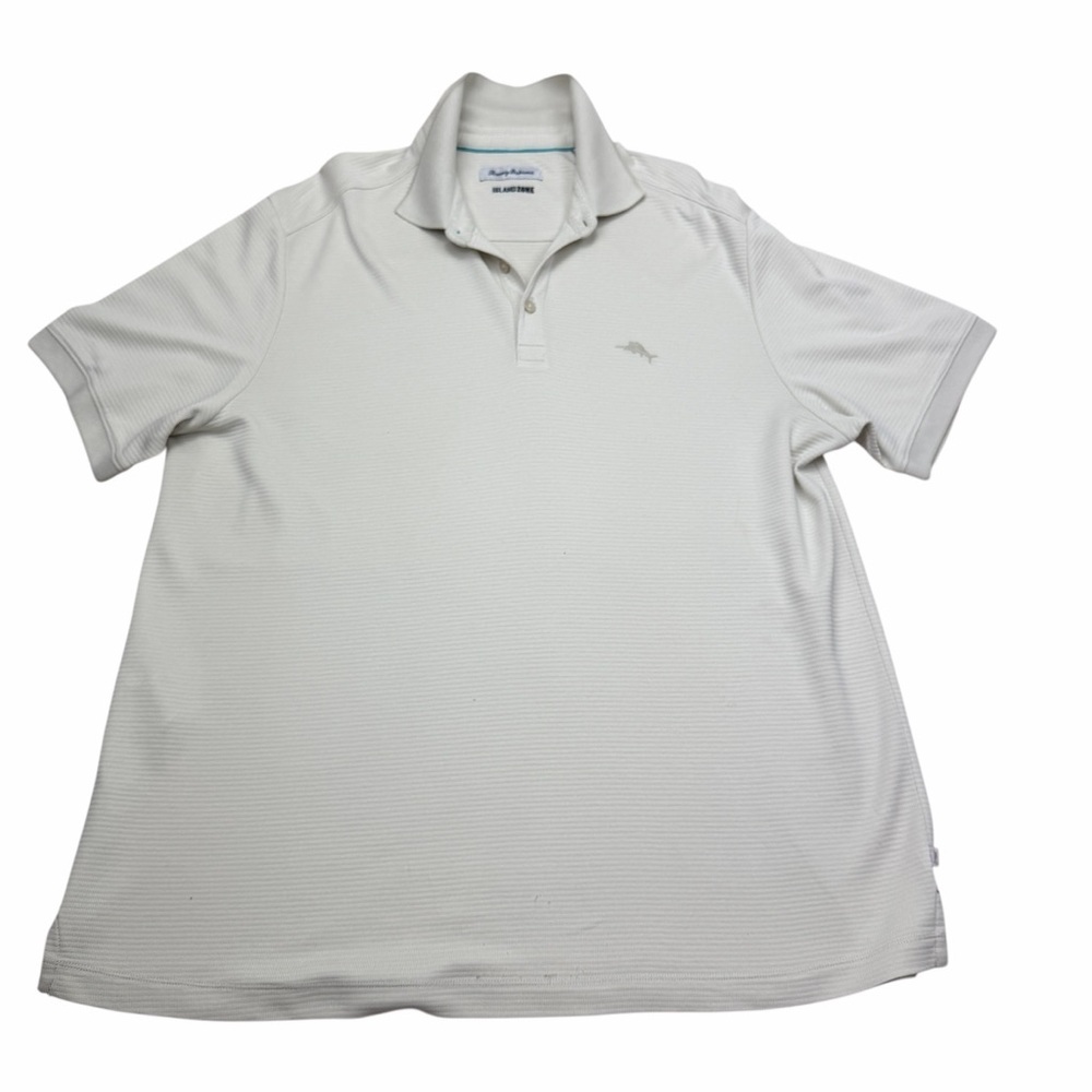 Tommy Bahama Classic Cream Polo Shirt